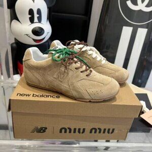 New Balance X Miu Miu 530 Suede Brown Sneakers